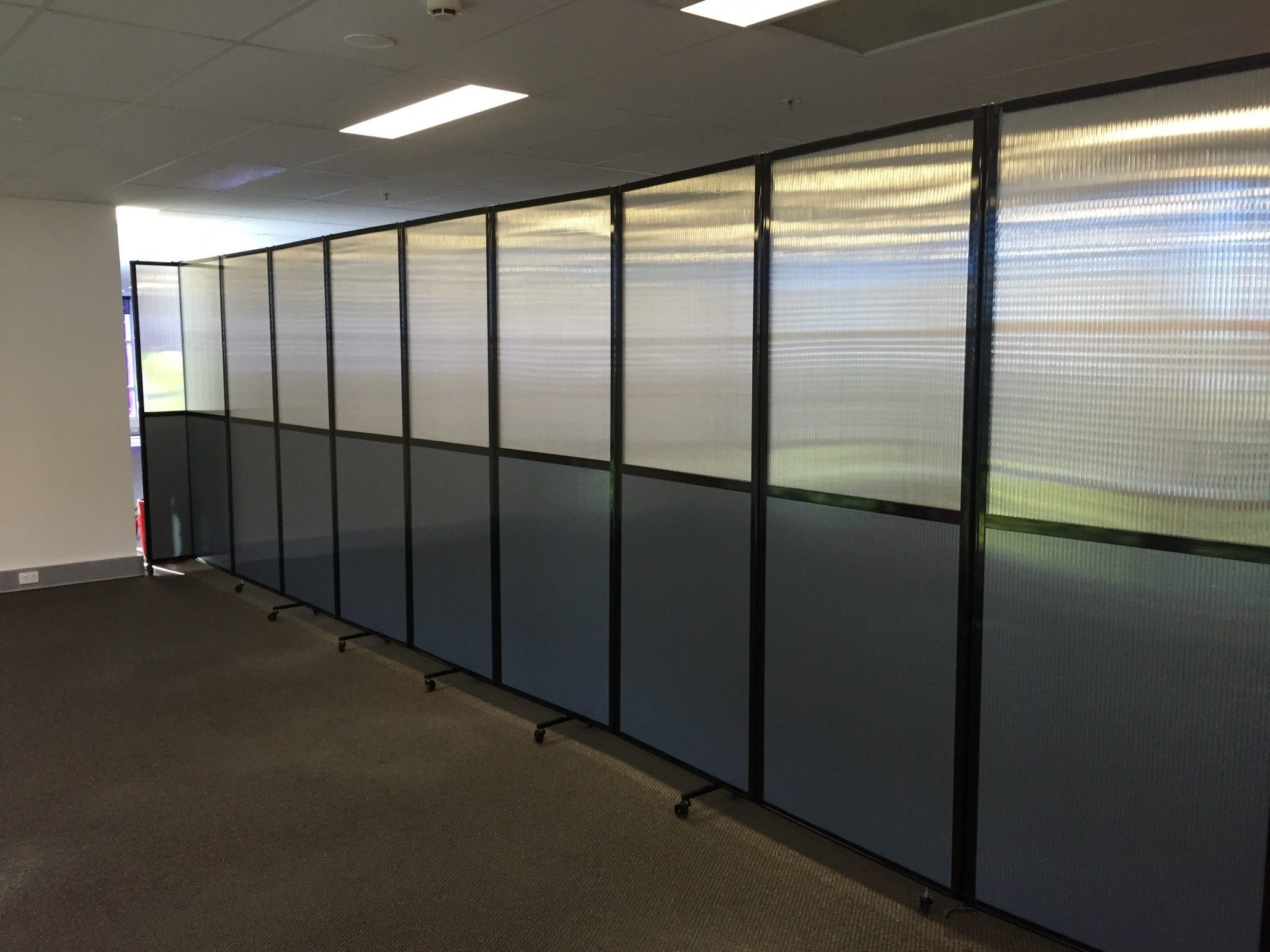 Quick and Cost Effective New Rooms Using Flexible Partitions Portable